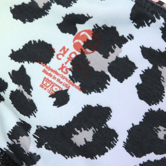 Noli Active Leggings Yoga Leopard Animal Print Rainbow Ombre Stretch Crop Tights - Picture 4 of 6